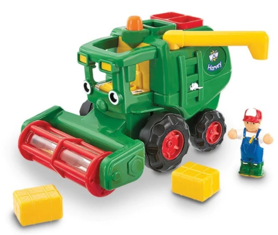 Комбайн Харви WOW Toys от 1,5 до 5 лет развивающая инерционная игрушка для детей